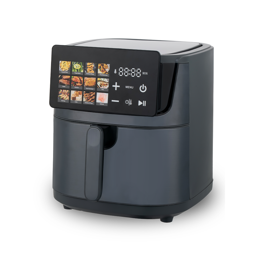Fritadeira de ar fechada com display de 16 cores