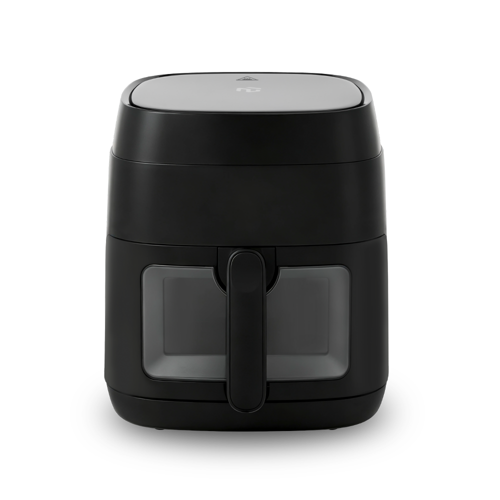 Fritadeira de ar com controle de toque inteligente visível