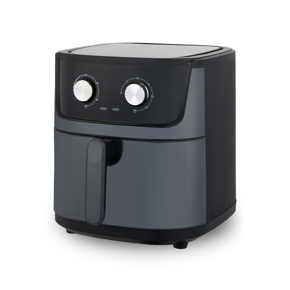Fritadeira de ar integrada com controle rotativo durável